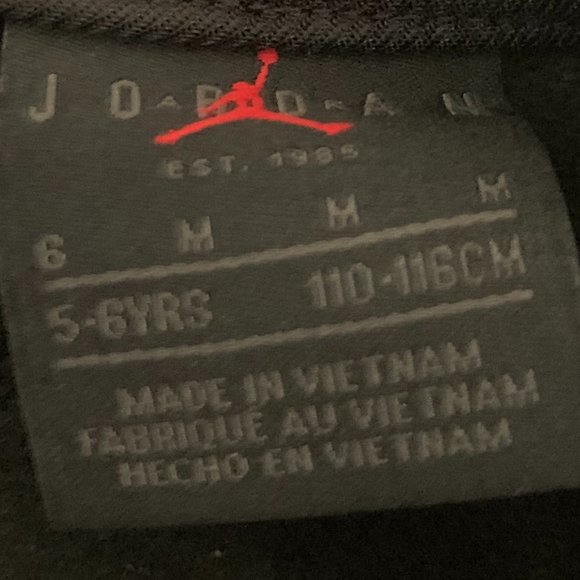 Kids Jordan Zip Up Sweat top - Picture 7 of 7